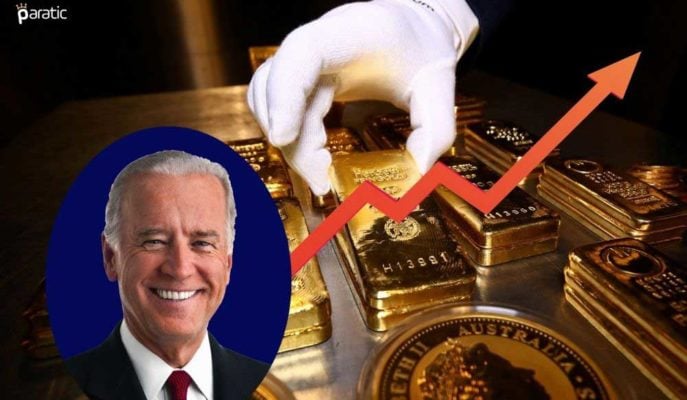 Altın, Biden’ın 1,9 Trilyon Dolarlık Teşvik Paketi Önerisiyle Yükseldi