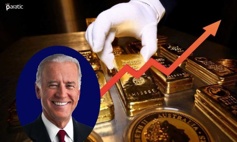 Altın, Biden’ın 1,9 Trilyon Dolarlık Teşvik Paketi Önerisiyle Yükseldi