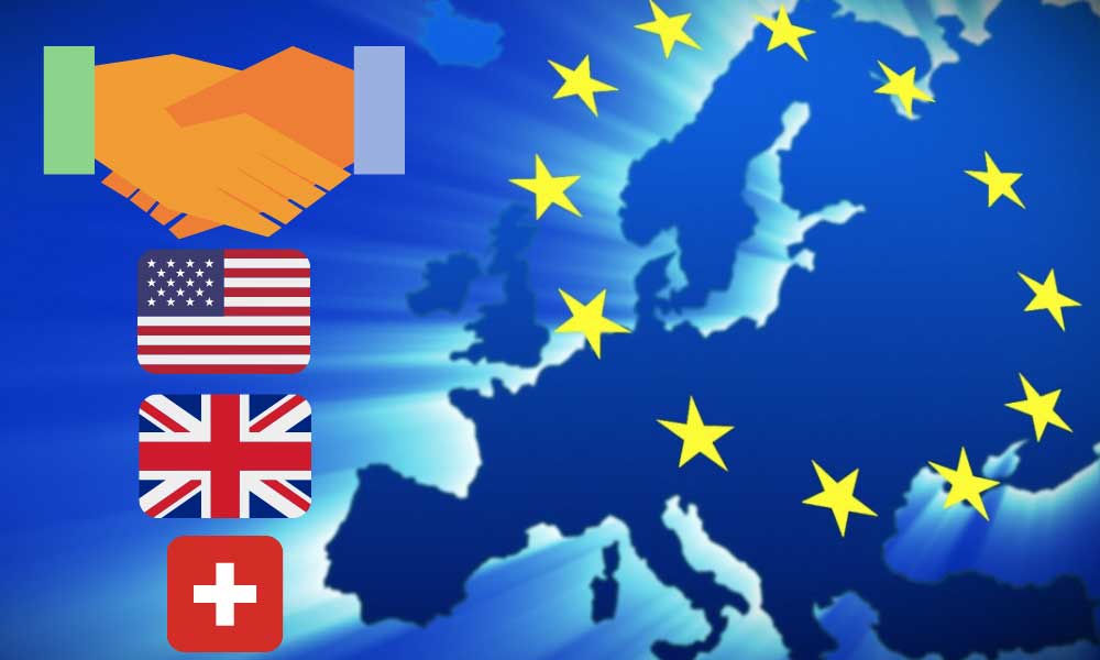 AB’nin 2019’da Lider Hizmet Ticareti Ortakları ABD-İngiltere-İsviçre Oldu