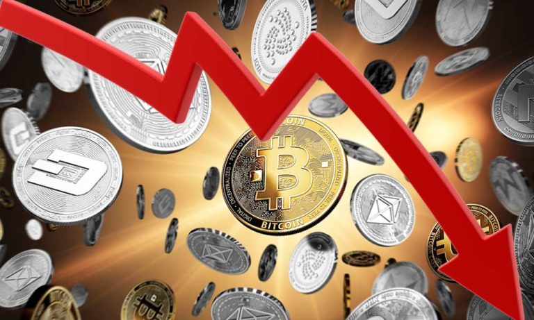 Bitcoin’in Önderliğinde Tüm Kripto Paralar Çakılmaya Başladı