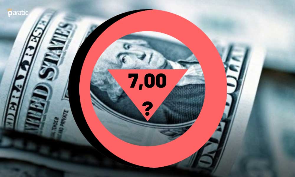 Dolar, TCMB Kararının Beklendiği Haftaya 7 Lira Altını Test Ederek Başladı Dolar, TCMB Kararının Beklendiği Haftaya 7 Lira Altını Test Ederek Başladı