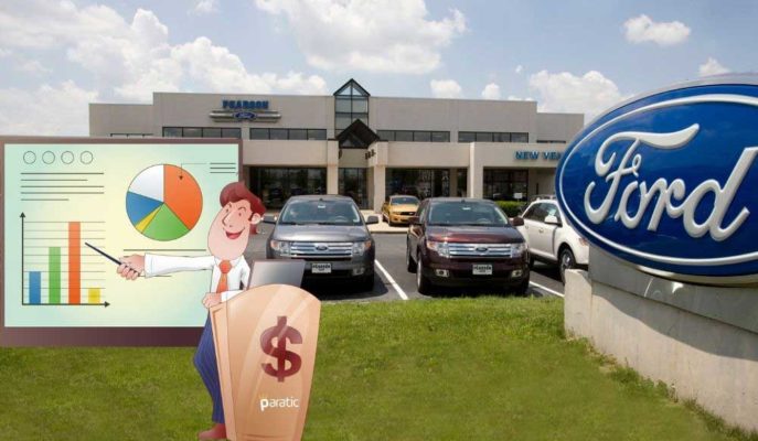 Tamamen Elektrikli Araç Sistemine Geçişi Hedefleyen Ford Hisseleri %1,3 Primli