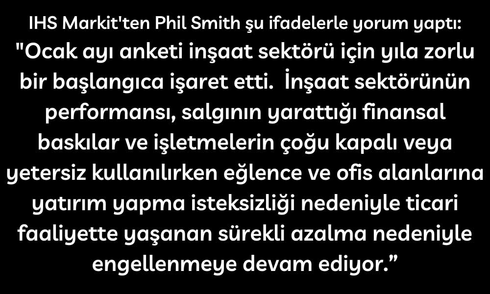 IHS Markit Almanya İnşaat PMI Yorum 