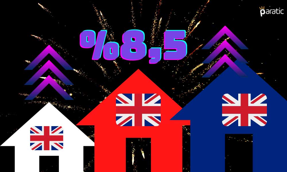 İngiltere’de Konut Fiyatları 2020’de Covid Etkisiyle %8,5 Yükseldi