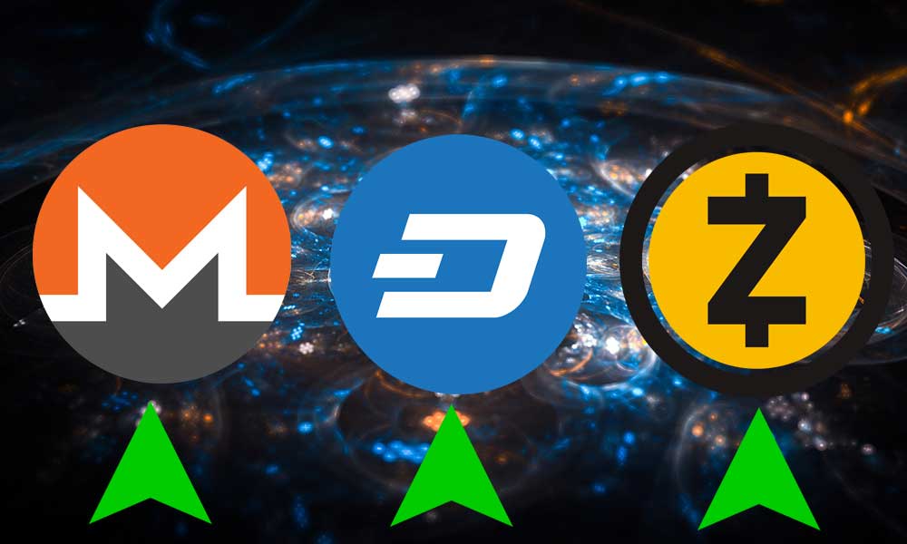 Gizlilik Odaklı Kripto Paralar Monero, DASH ve Zcash Haftanın Kazandıranları Oldu