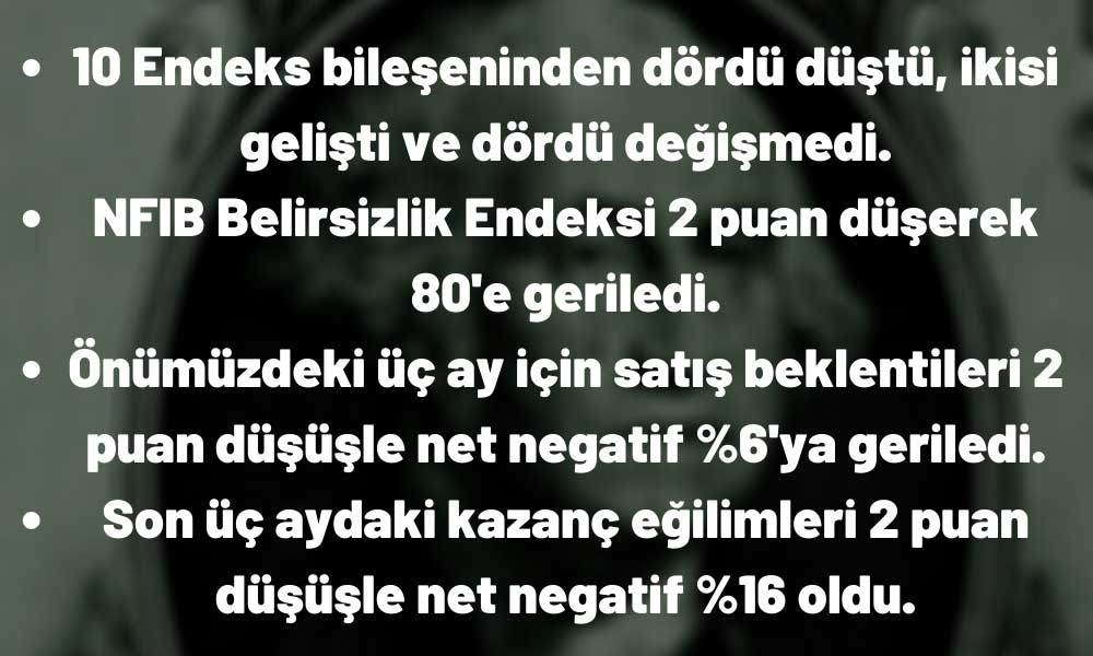 NFIB Küçük İşletme İyimserlik Anket Bulgular Ocak 2021 NFIB Küçük İşletme İyimserlik Anket Bulgular Ocak 2021