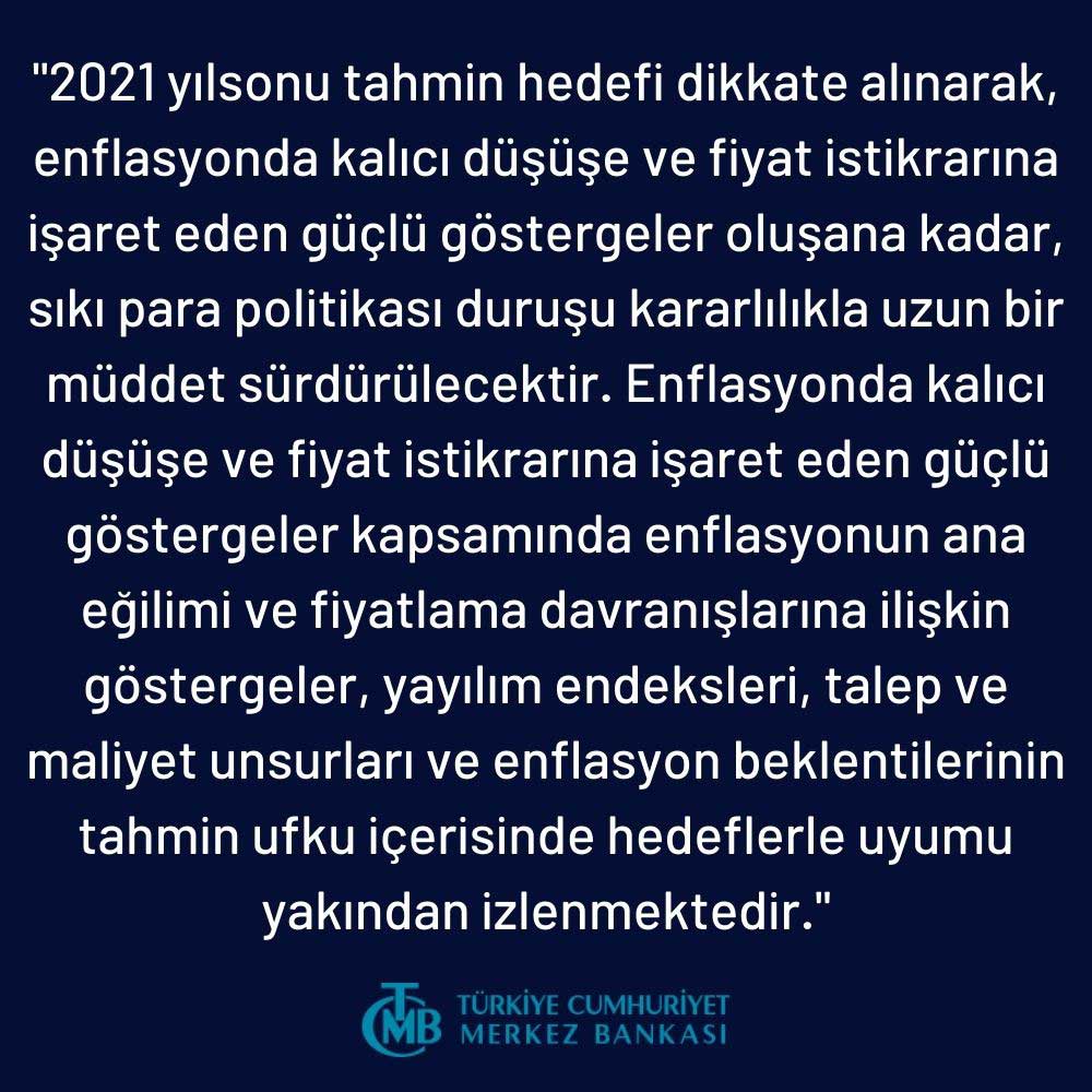 TCMB PPK Özeti TCMB PPK Özeti