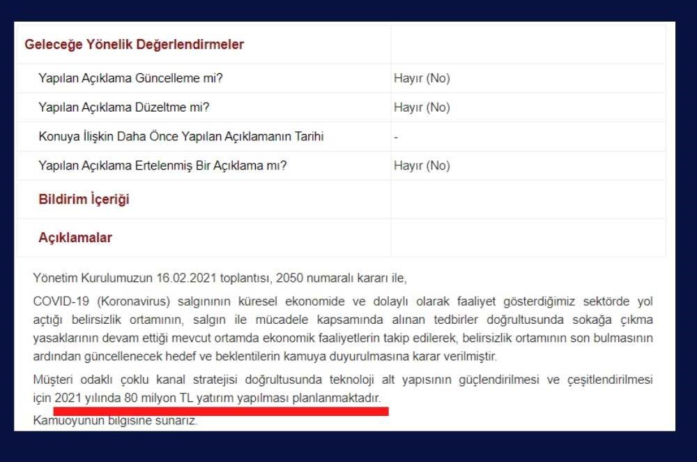 Teknosa Geleceğe Dönük Planları Teknosa Geleceğe Dönük Planları