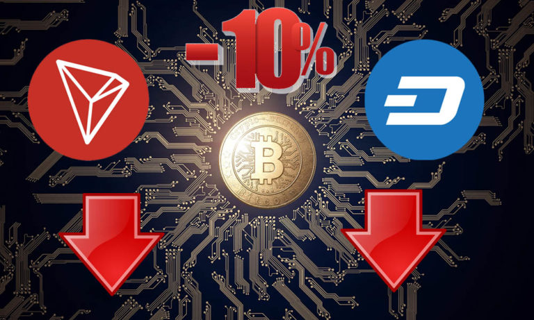 Tron ve Dash, Bitcoin’deki Düşüşün Etkisiyle Yüzde 10’a Yakın Değer Kaybetti