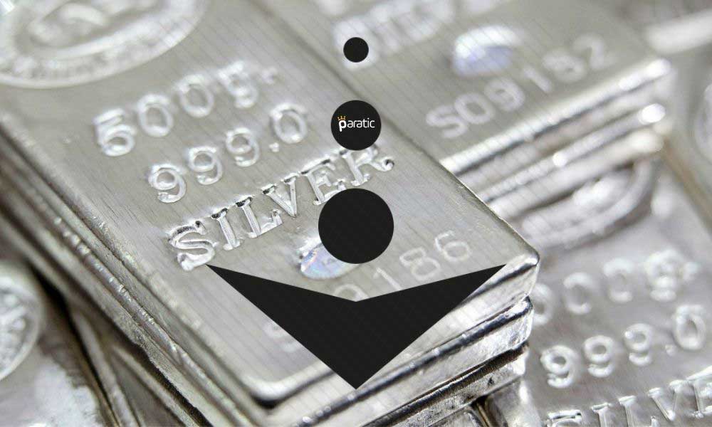 %2,5 Azalan Ons Gümüş Haftanın En Düşüğünde Seyrediyor