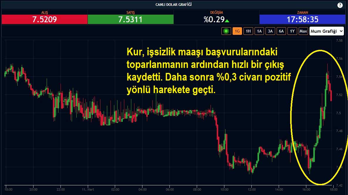 Dolar Yüzde 0,29 Yükseliş Dolar Yüzde 0,29 Yükseliş