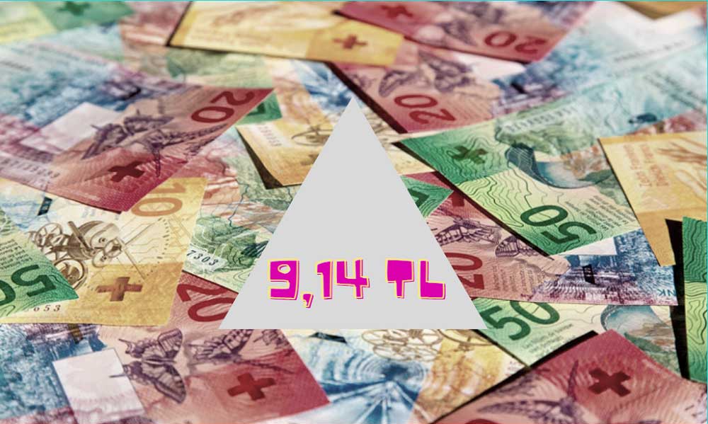 İsviçre Frangı TL Karşısında Yaklaşık 5 Ayın En Yükseğini Gördü