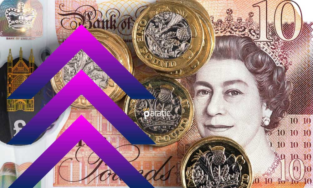 Sterlin %1,3 Civarı Yükselişle Yaklaşık 3 Ayın En Yükseğini Gördü