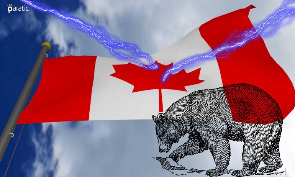 Satış Bakısındaki Kanada Hisseleri 1 Haftanın Düşüğüne Geriledi