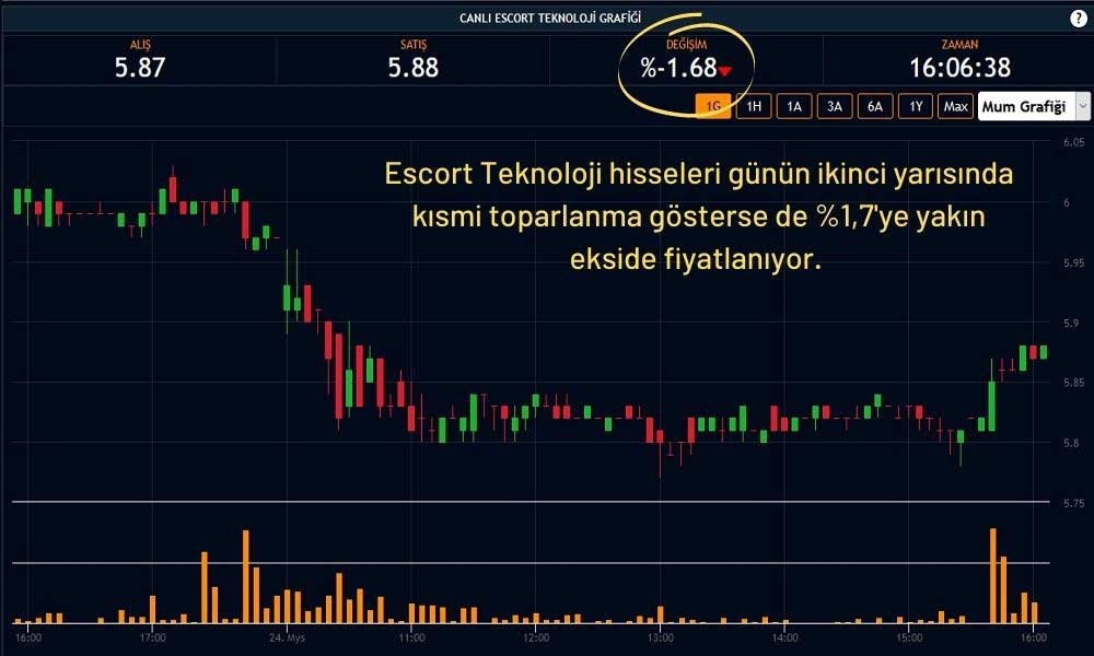 Escort Teknoloji Yatırım Hisseleri Düşüyor Escort Teknoloji Yatırım Hisseleri Düşüyor