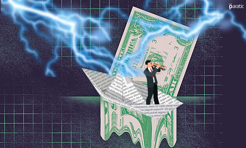 4,5 Ayın Düşüğüne Gerileyen Dolar Endeksi Negatif Seyrediyor 4,5 Ayın Düşüğüne Gerileyen Dolar Endeksi Negatif Seyrediyor