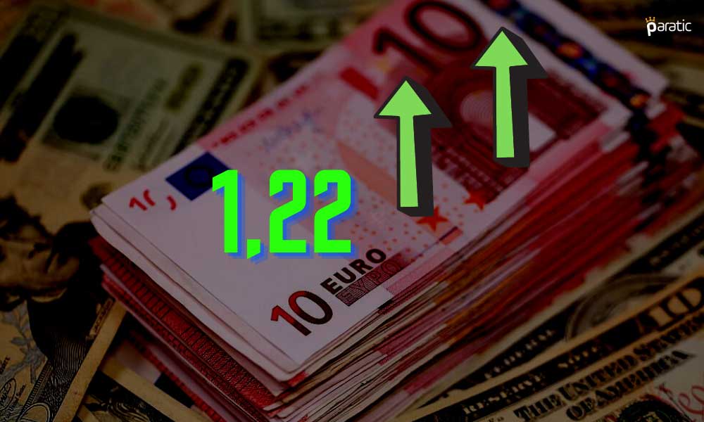 Euro Dolar Paritesi 3 Ay Sonra İlk Kez 1,22 Eşiğini Aştı