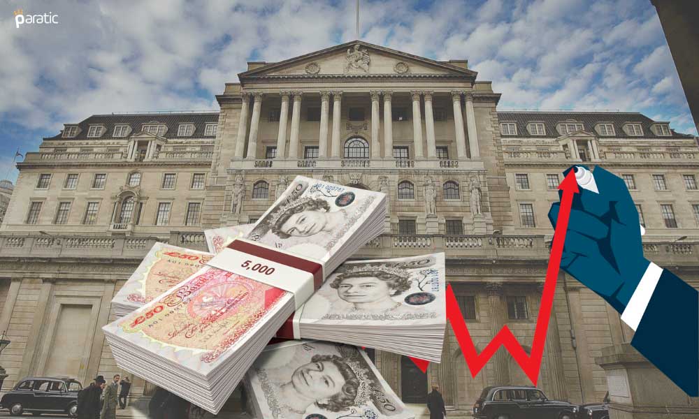 Sterlin İngiltere Merkez Bankası Sonrası 1 Haftanın Yükseğine Dokundu