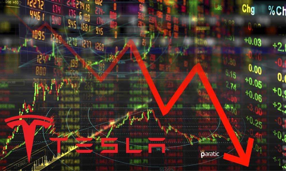Tesla Hisseleri Pozitif Kapanışın Ardından, %3 Değer Kaybetti Tesla Hisseleri Pozitif Kapanışın Ardından, %3 Değer Kaybetti