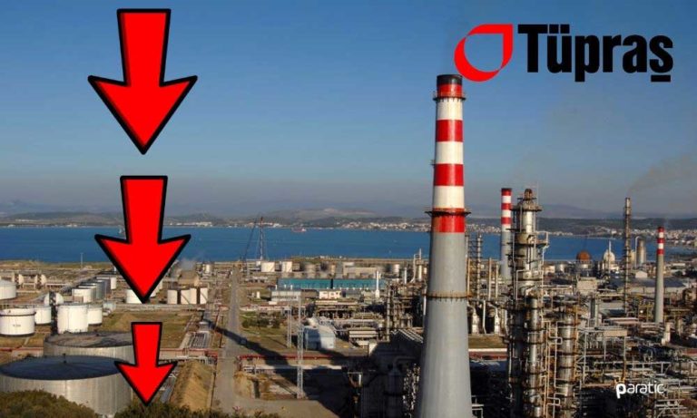 Tüpraş Hisseleri 760 Milyon TL’lik Net Zararın Etkisiyle Satış Baskısında