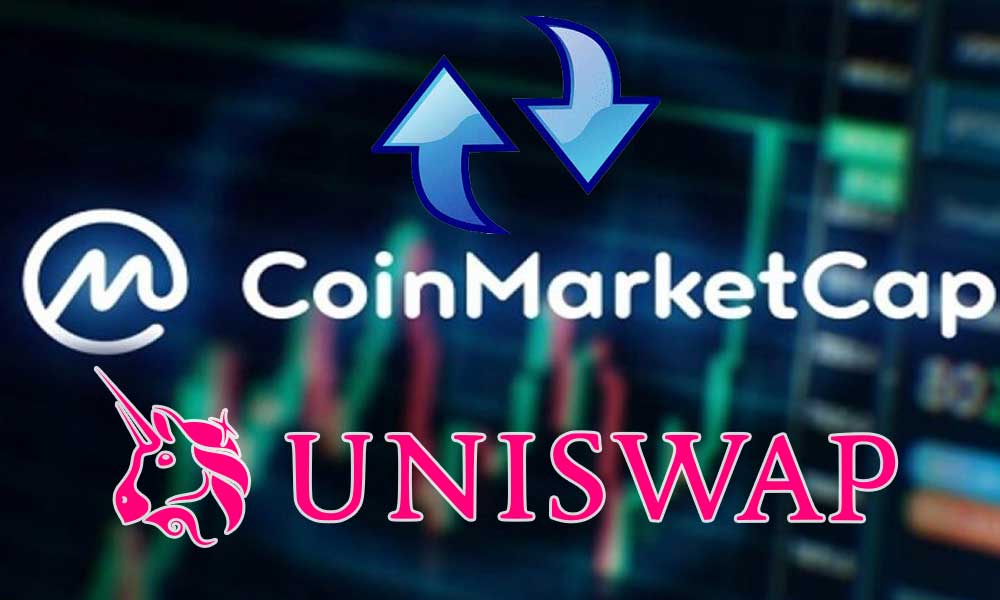 CoinMarketCap’ta Uniswap Destekli ETH Tokenleri Takas Edilebilecek