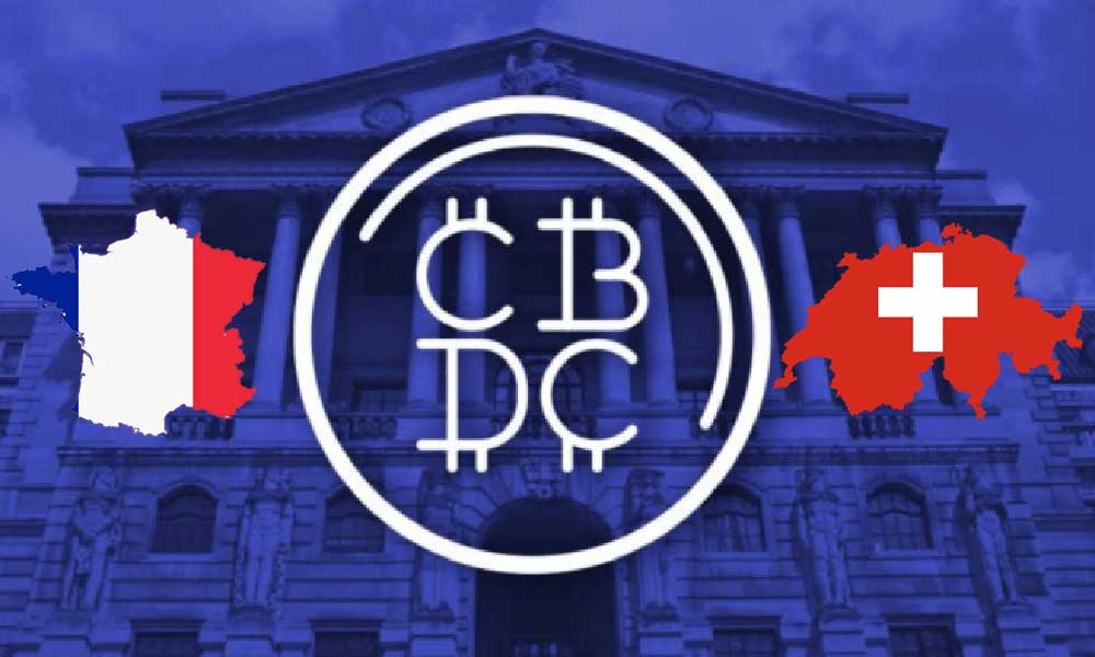 İsviçre ve Fransa Merkez Bankaları CBDC Testleri için İş Birliği Yapacak İsviçre ve Fransa Merkez Bankaları CBDC Testleri için İş Birliği Yapacak
