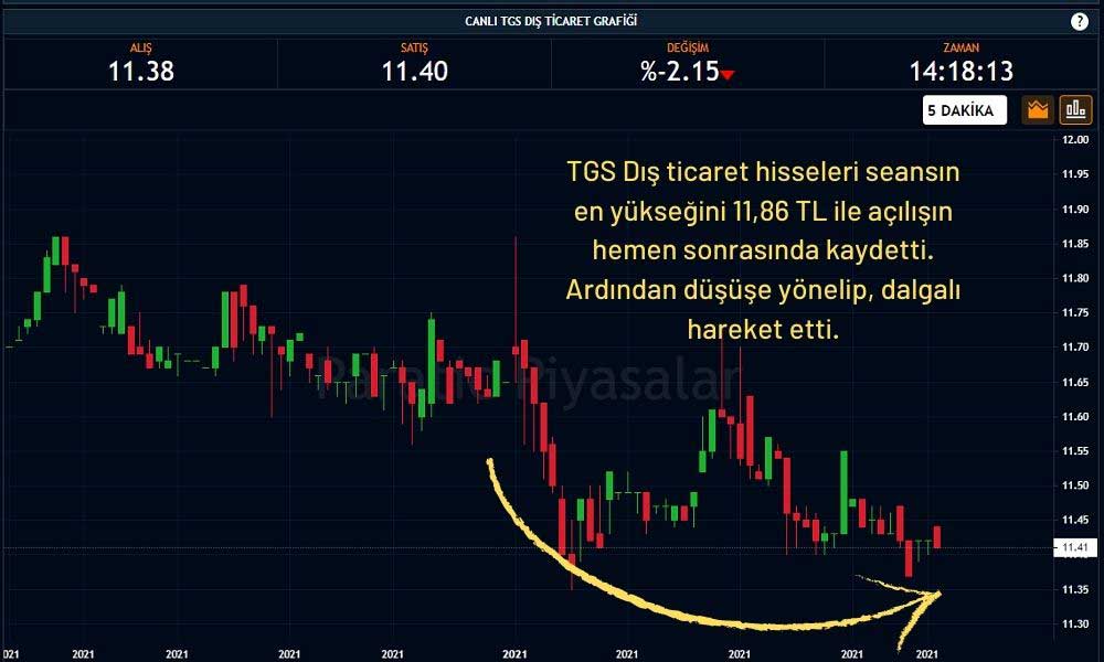 TGS Dış Ticaret Hisseleri %2 Ekside TGS Dış Ticaret Hisseleri %2 Ekside
