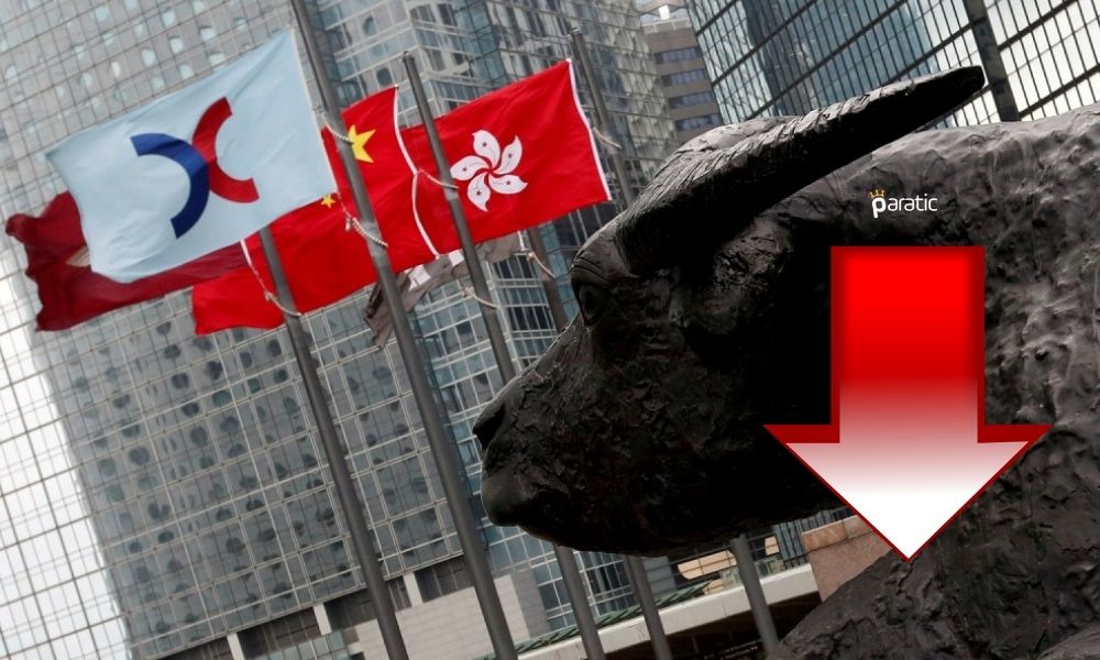 Asya Piyasaları Negatif Seyrederken, Hong Kong’da Kayıplar %2,5’i Aştı