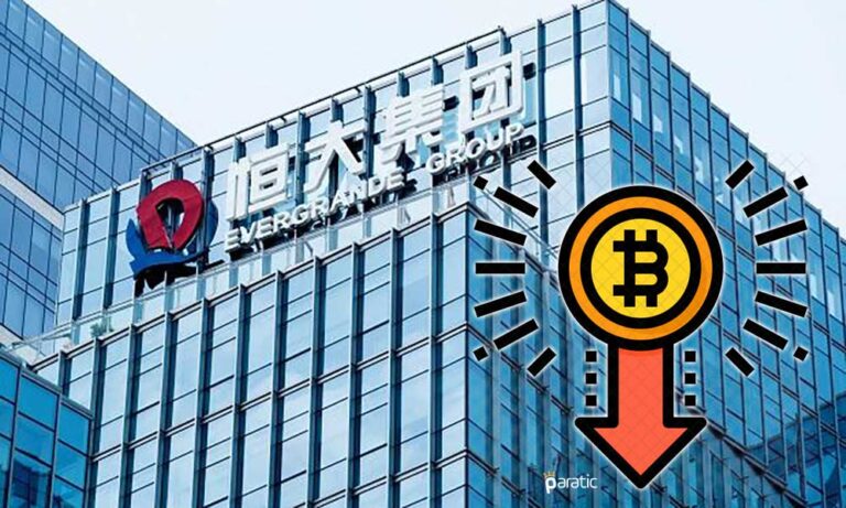 Çin’den Gelen Evergrande Açıklamaları Sonrası Bitcoin 43 Bin Dolara Düşüyor