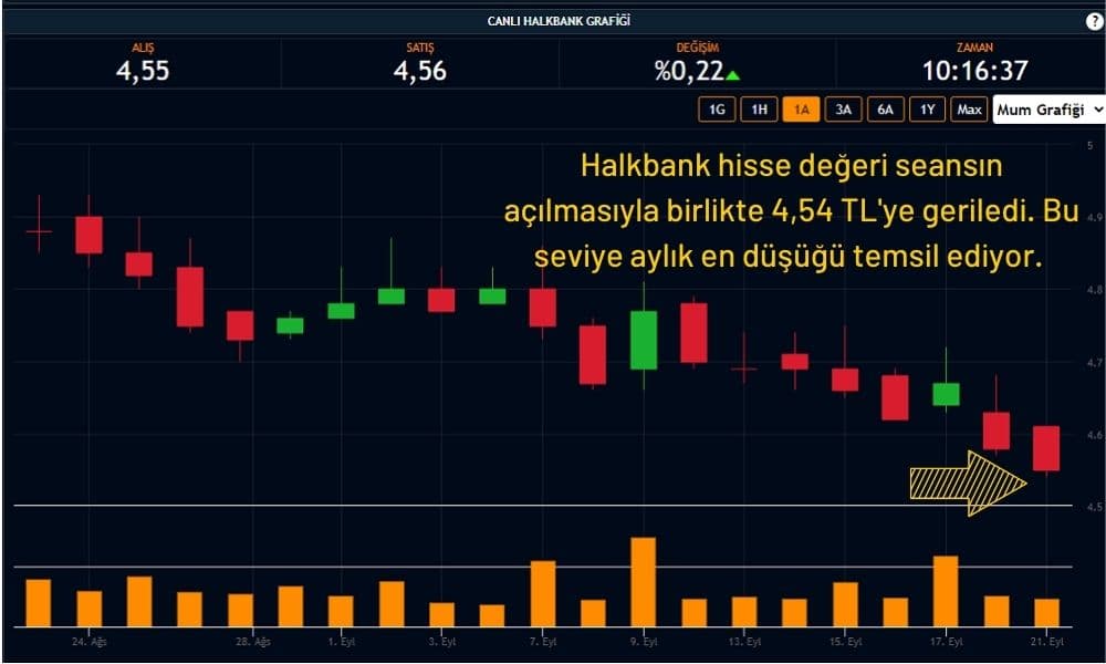 Halkbank Hisseleri %0,22 Artıda Halkbank Hisseleri %0,22 Artıda