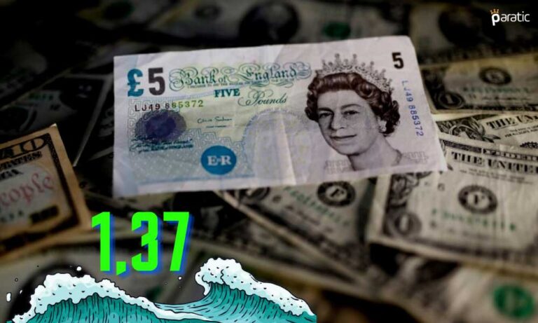 Sterlin İngiltere MB Desteğiyle Dolar Karşısında 1,37 Üzerinde Tutunuyor