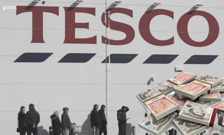 İngiliz Borsası Düşerken Tesco Hisseleri Yükseltilen Görünümle %5 Arttı