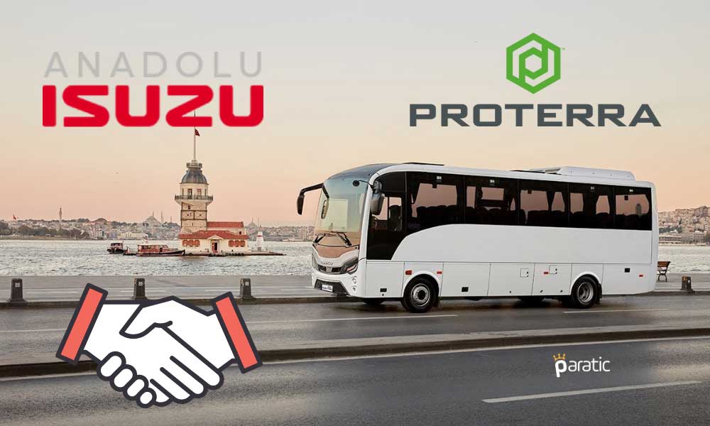 Anadolu Isuzu Elektrik Otobüsleri için ABD’li Proterra ile İş Birliğini Duyurdu