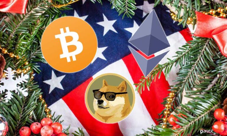 ABD’liler Noel Hediyesi Olarak Bitcoin, Ethereum ve Dogecoin Tercih Edecek