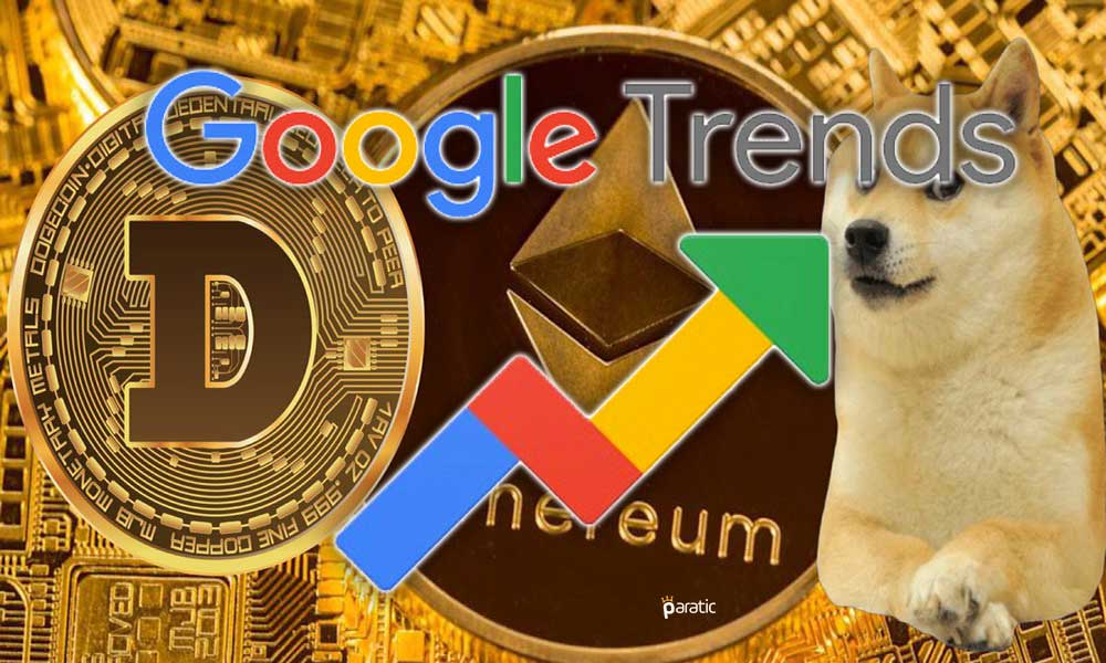 Ethereum ve Dogecoin, 2021’de Google’da En Çok Aranan Kripto Paralar Oldu