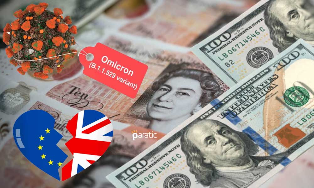 GBP/USD Brexit ve Omicron Risklerinin Ortasında 1,32 Dolara Geriledi