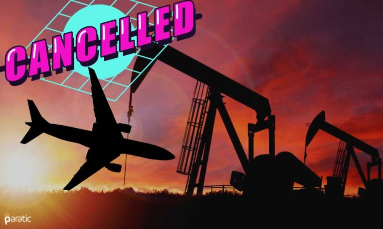 Petrol İptal Edilen Uçuşlarla 73,5 Dolar Altında Negatif Seyrediyor