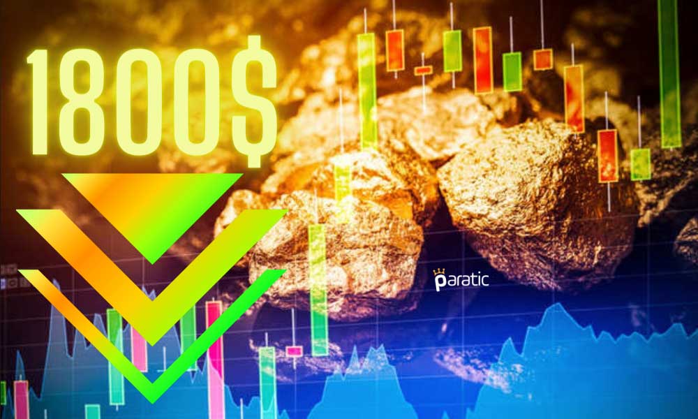 Altın Ons Fiyatı Yeniden 1800 Doların Üstüne Çıkmakta Zorlanıyor Altın Ons Fiyatı Yeniden 1800 Doların Üstüne Çıkmakta Zorlanıyor