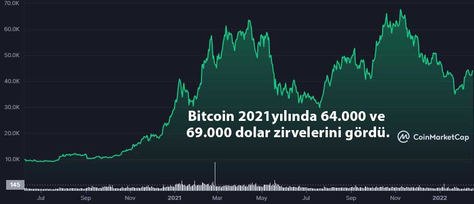 Bitcoin 2021 fiyat grafiği