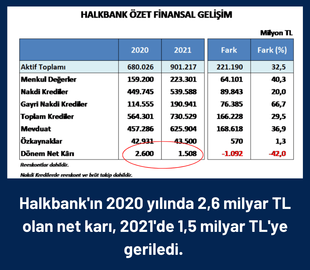 Halkbank Finansal Rapor