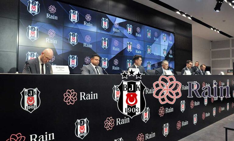 Beşiktaş Kripto Borsası Rain ile Sponsorluk Anlaşması Yaptı