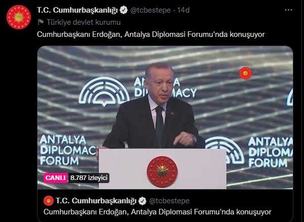Erdoğan Diploması Forumu açıklaması 