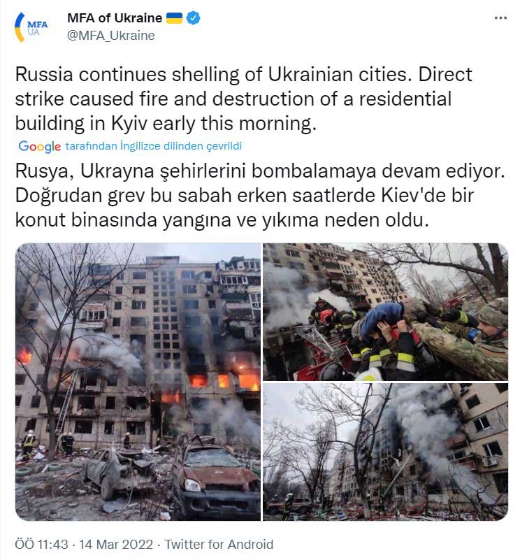 Ukrayna Saldırı Sürüyor