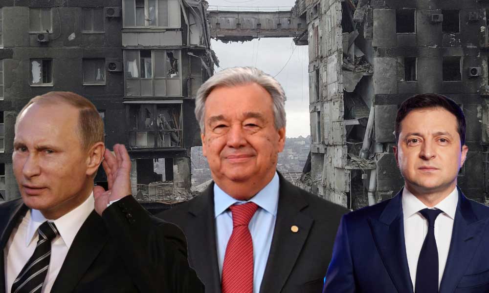 BM Genel Sekreteri Önce Putin Sonra Zelenski ile Görüşecek