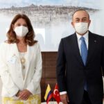 Çavuşoğlu Kolombiya Bakanı ile Mülteci Konusunu Görüştü