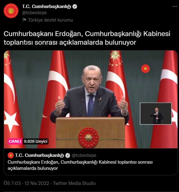 Cumhurbaşkanı Erdoğan açıklamalarda bulundu 