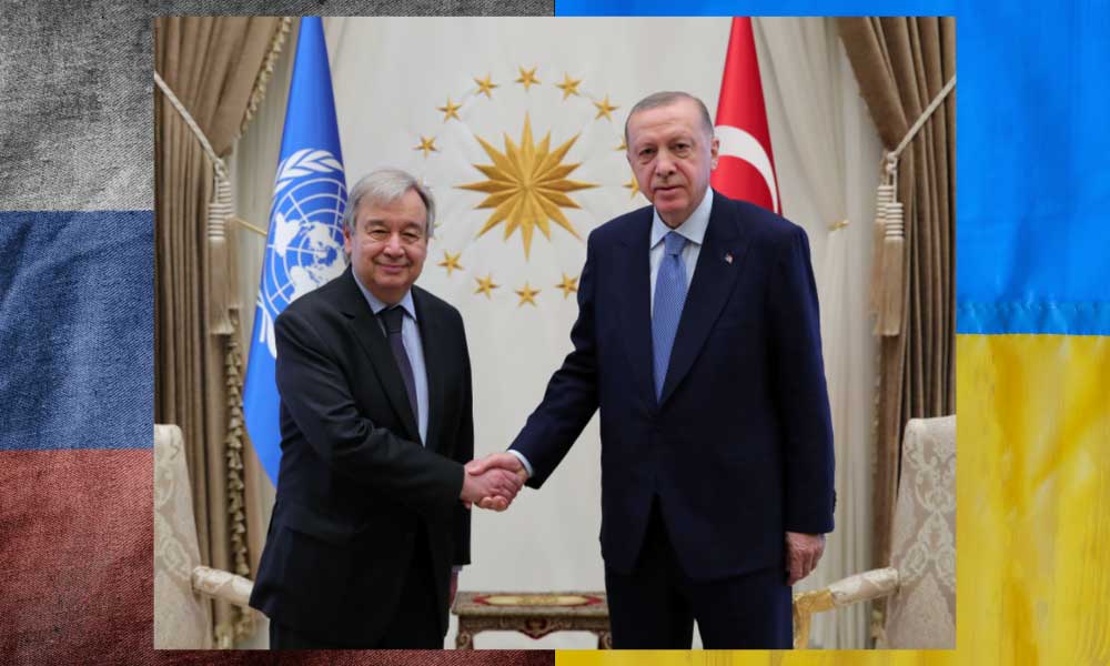 Guterres Rusya ve Ukrayna Ziyareti Öncesi Erdoğan ile Görüştü