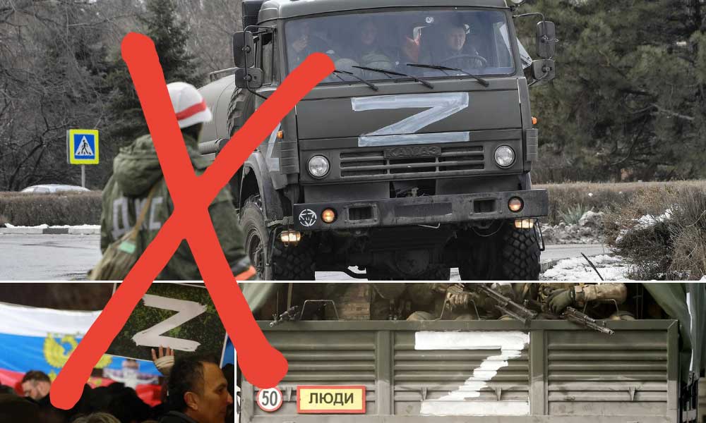 Litvanya Z Harfi Dahil Rusya’ya Destek Sembollerini Yasakladı