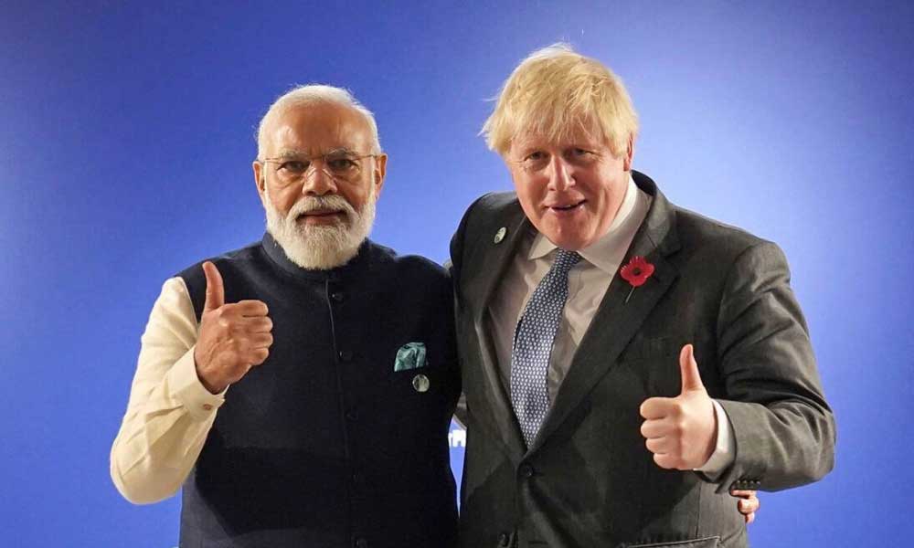 Modi ile Görüşen Johnson İkili İlişkiler için Son Derece İyimser