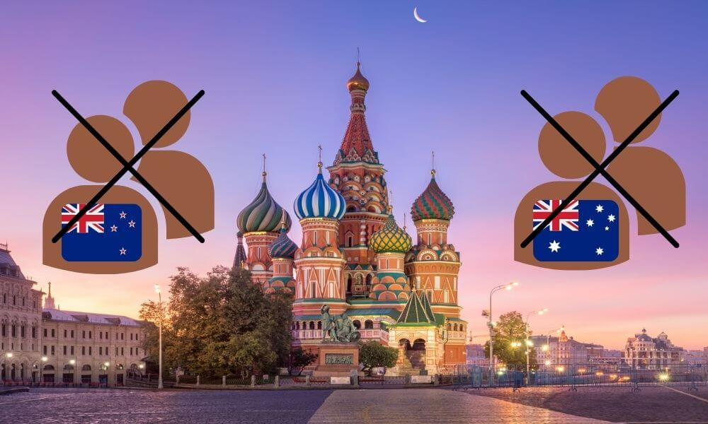 Rusya’dan Yeni Zelanda ve Avustralya Vatandaşlarına Yaptırım